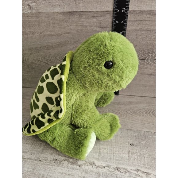 Noah Ark Animal Workshop Tellie The Turtle Green Plush Sitting Stuffed Toy 8" - Picture 8 of 10